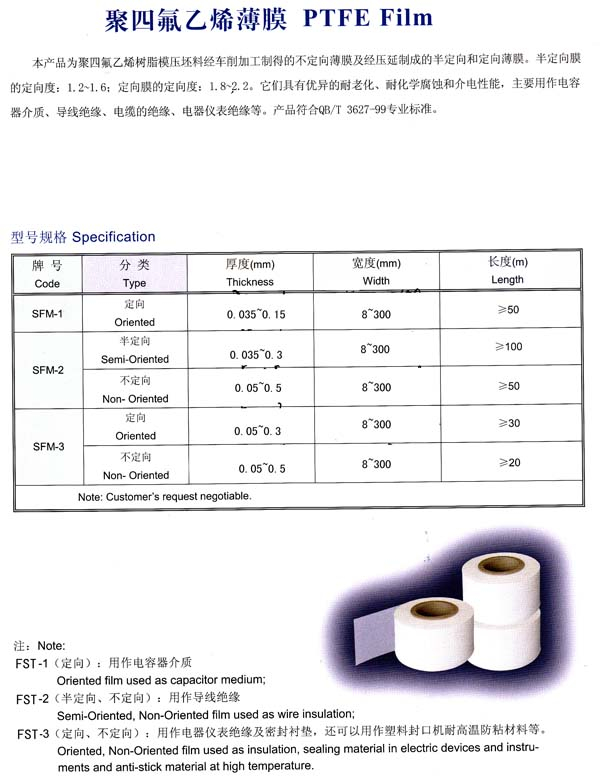 鐵氟龍薄膜